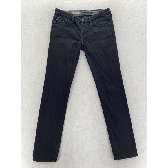 AG Adriano Goldschmied The Stilt‎ Cigarette Leg Women's 29 Blue Stretch Denim - Picture 1 of 12